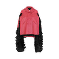 Multicolor Leather Coat