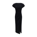 Black Cotton Casual Dress