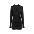 Black Viscose Cocktail Dress