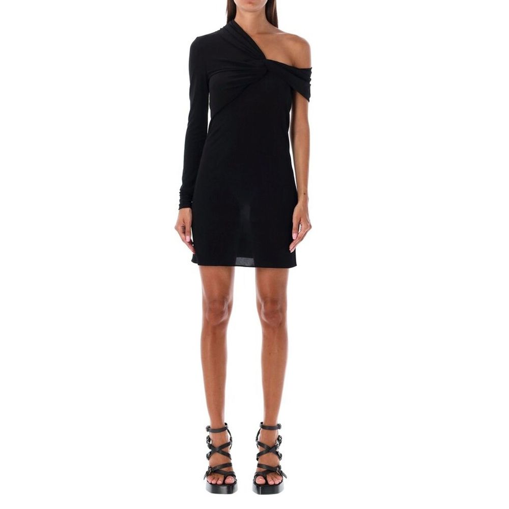 Black Viscose Cocktail Dress
