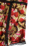 Multicolor CherryPrint Lace Bodysuit Underwear