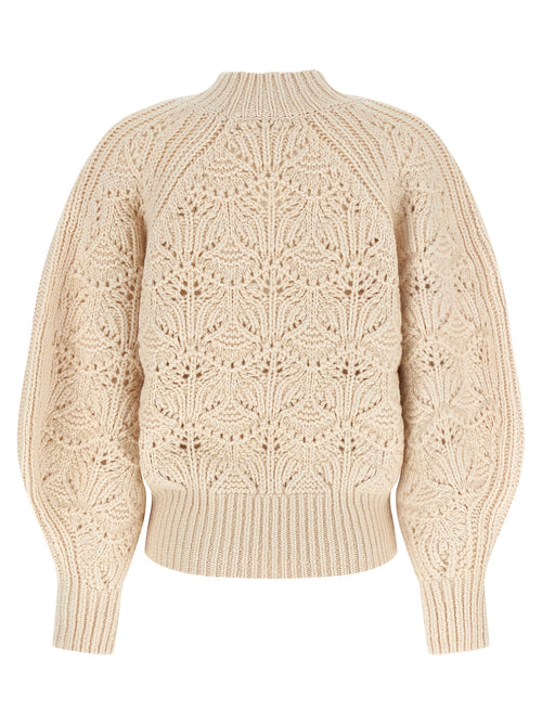 Beige Wool Cardigan