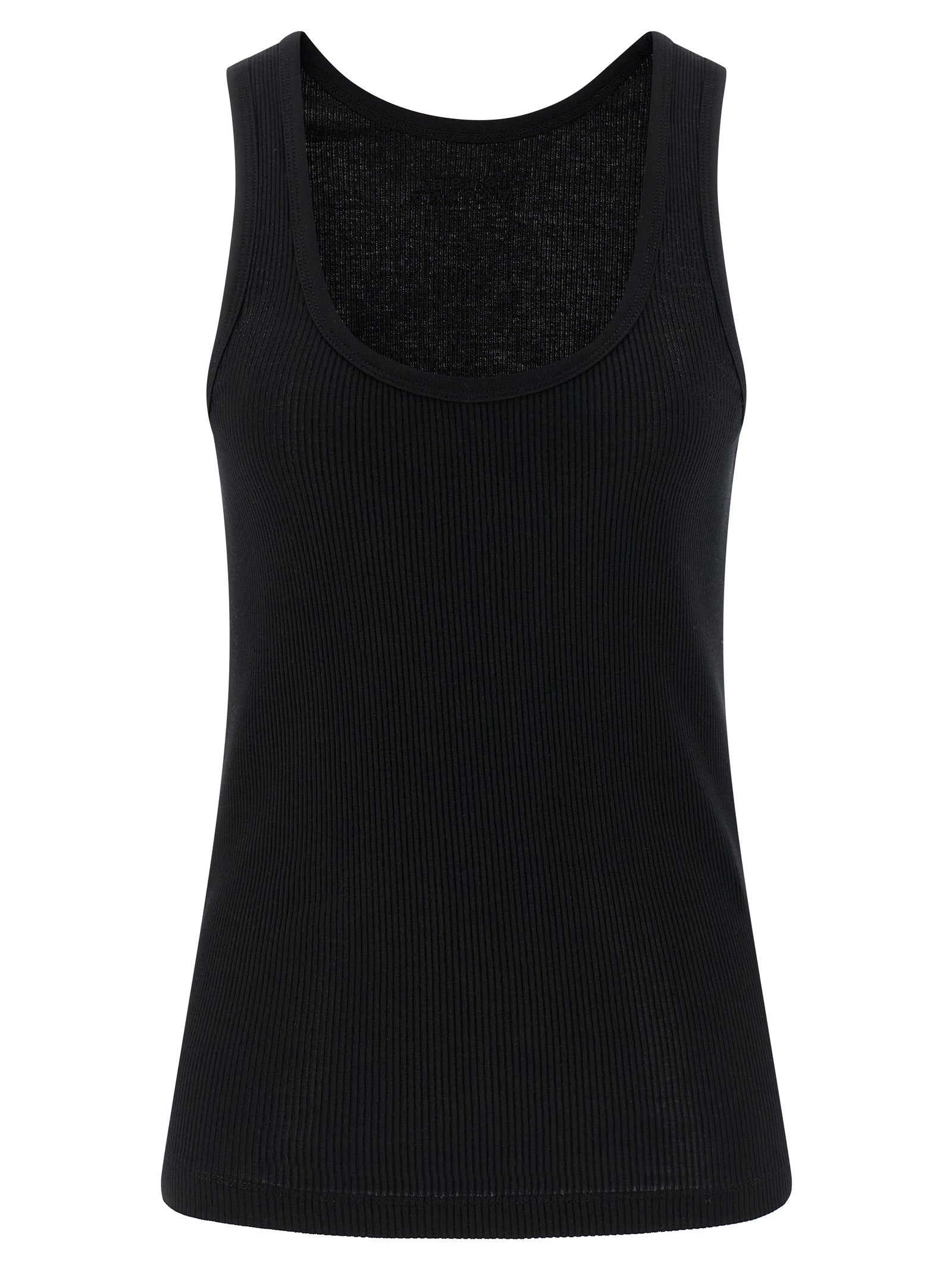 Black Cotton Tank Tops