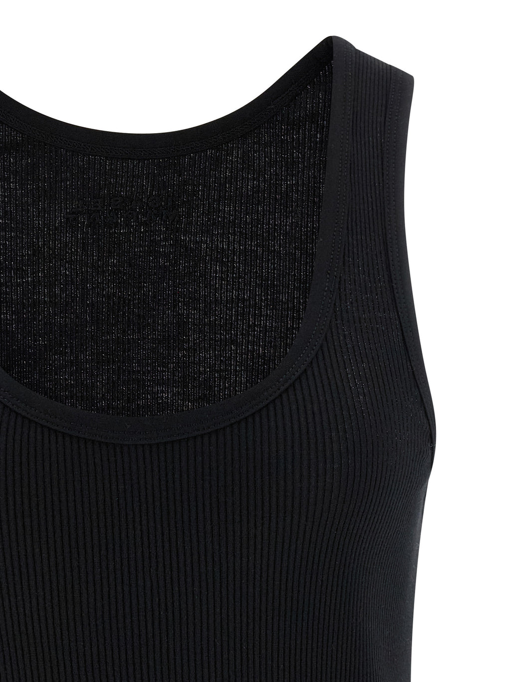 Black Cotton Tank Tops