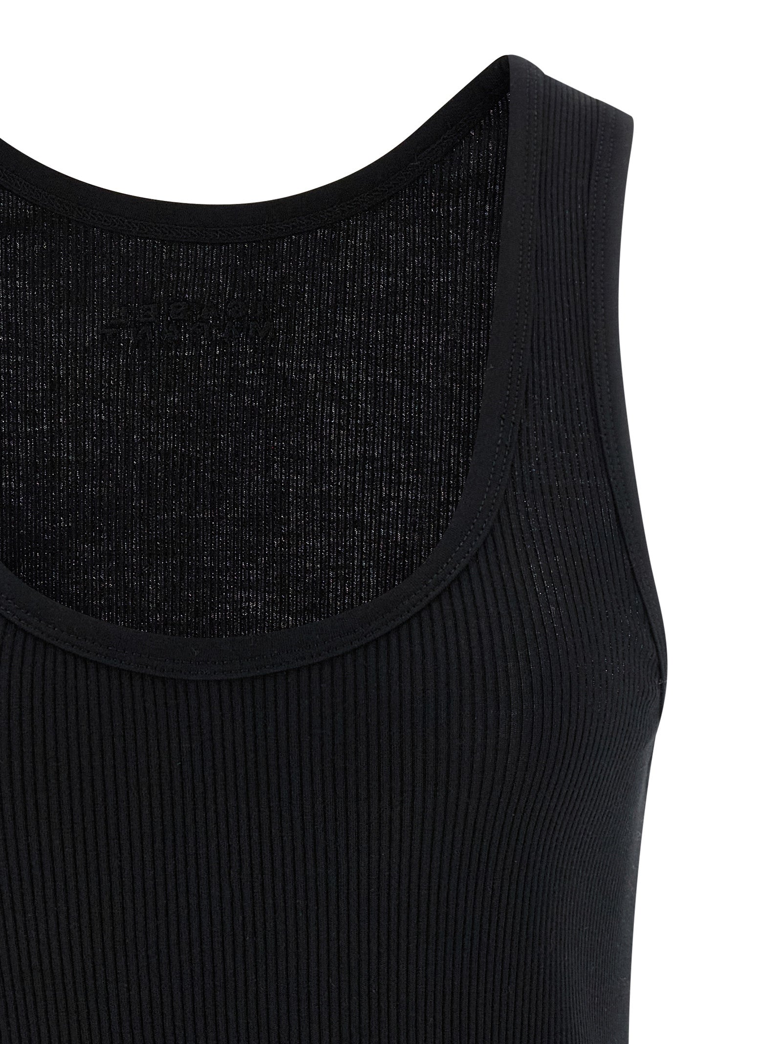Black Cotton Tank Tops