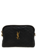 Black Lamb Leather Crossbody Bag