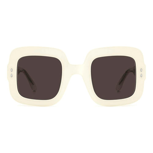 Beige Acetate Sunglasses