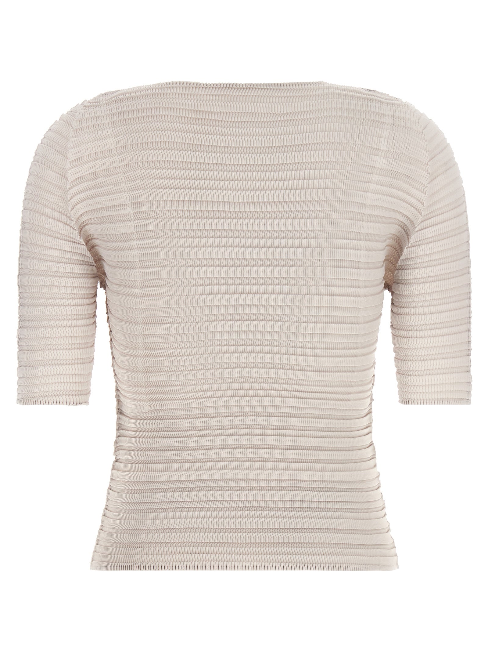 Beige Polyester Blouse