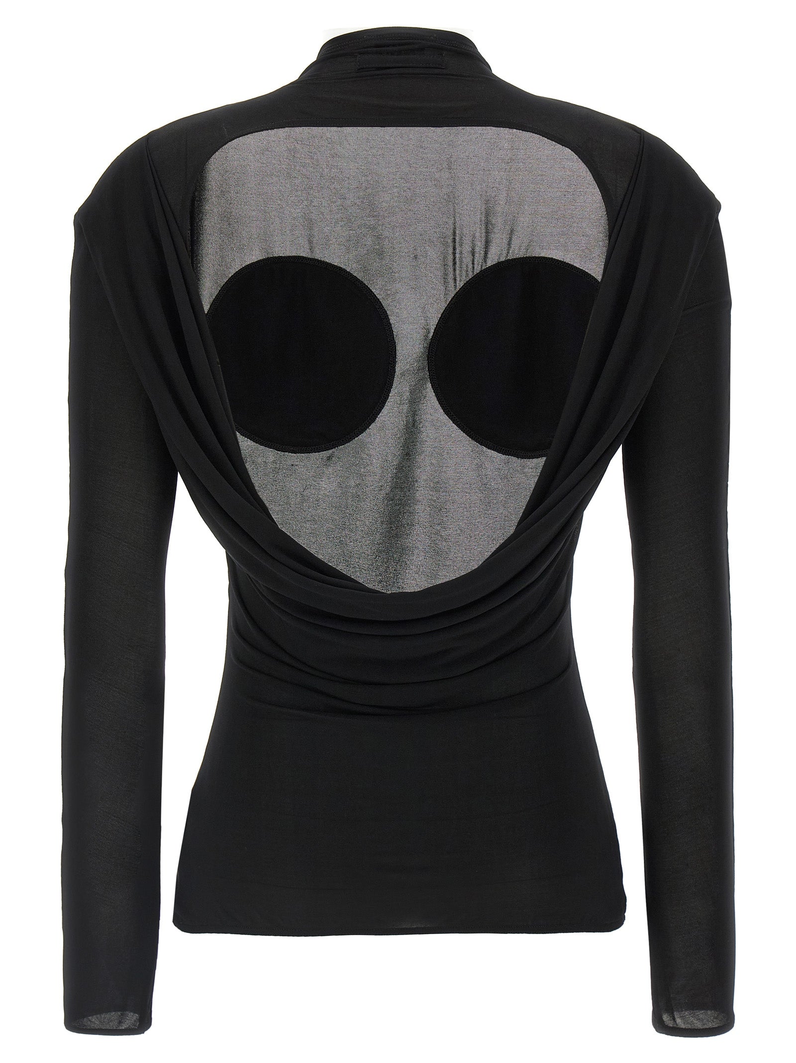 Black Viscose Cardigan