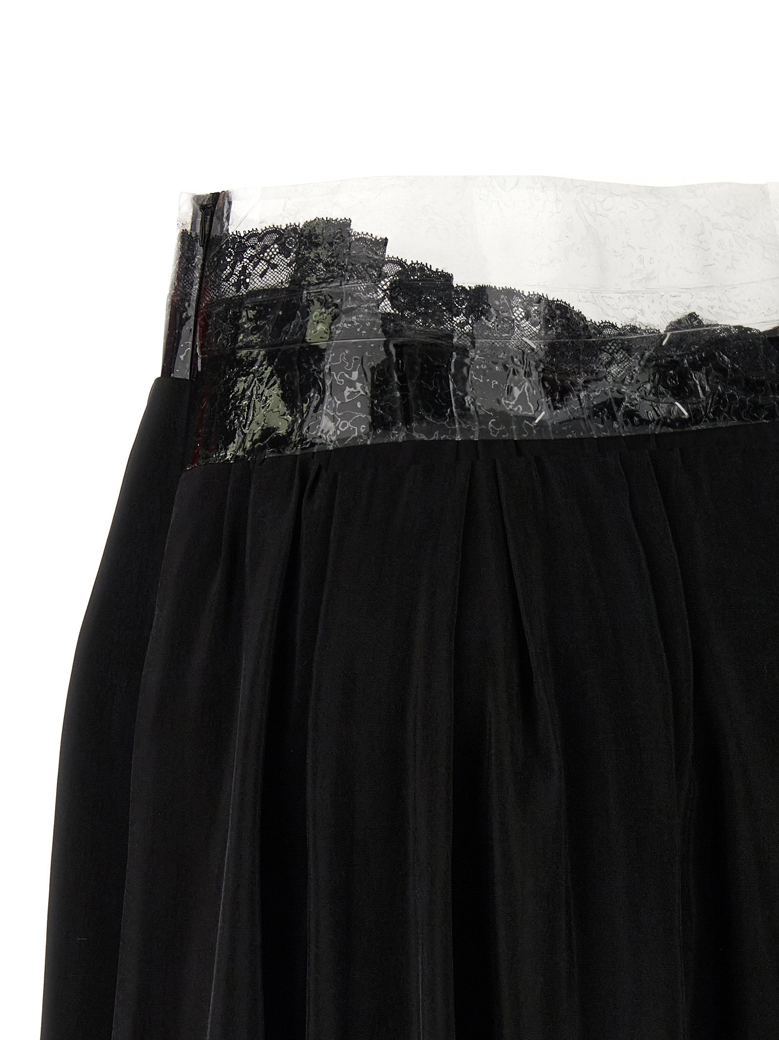 Black Copper Mini Skirt