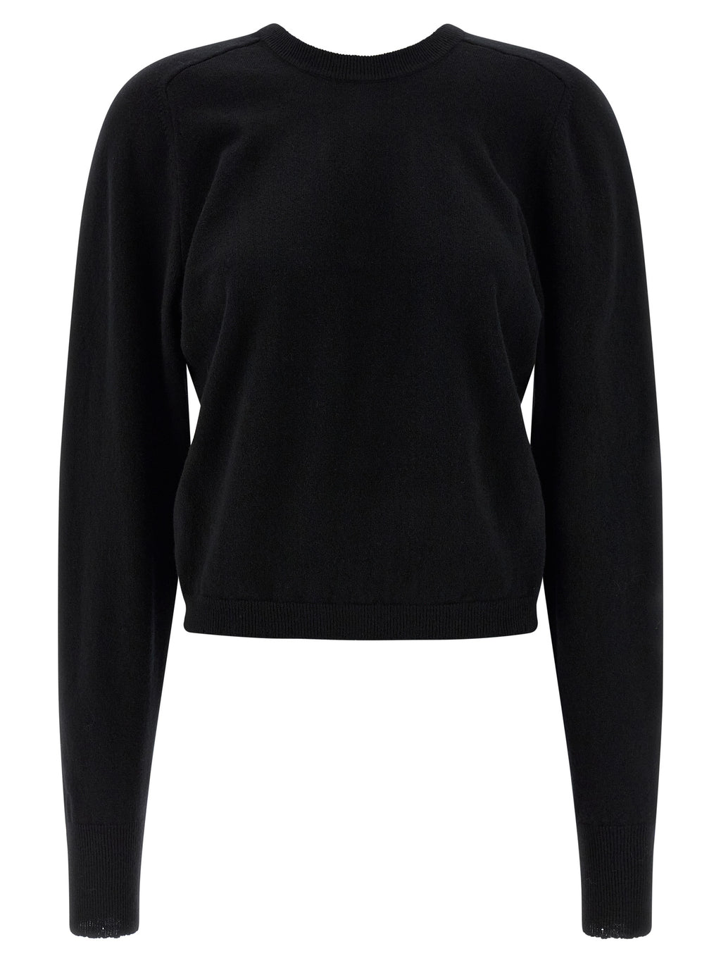Black Virgin Wool Cardigan