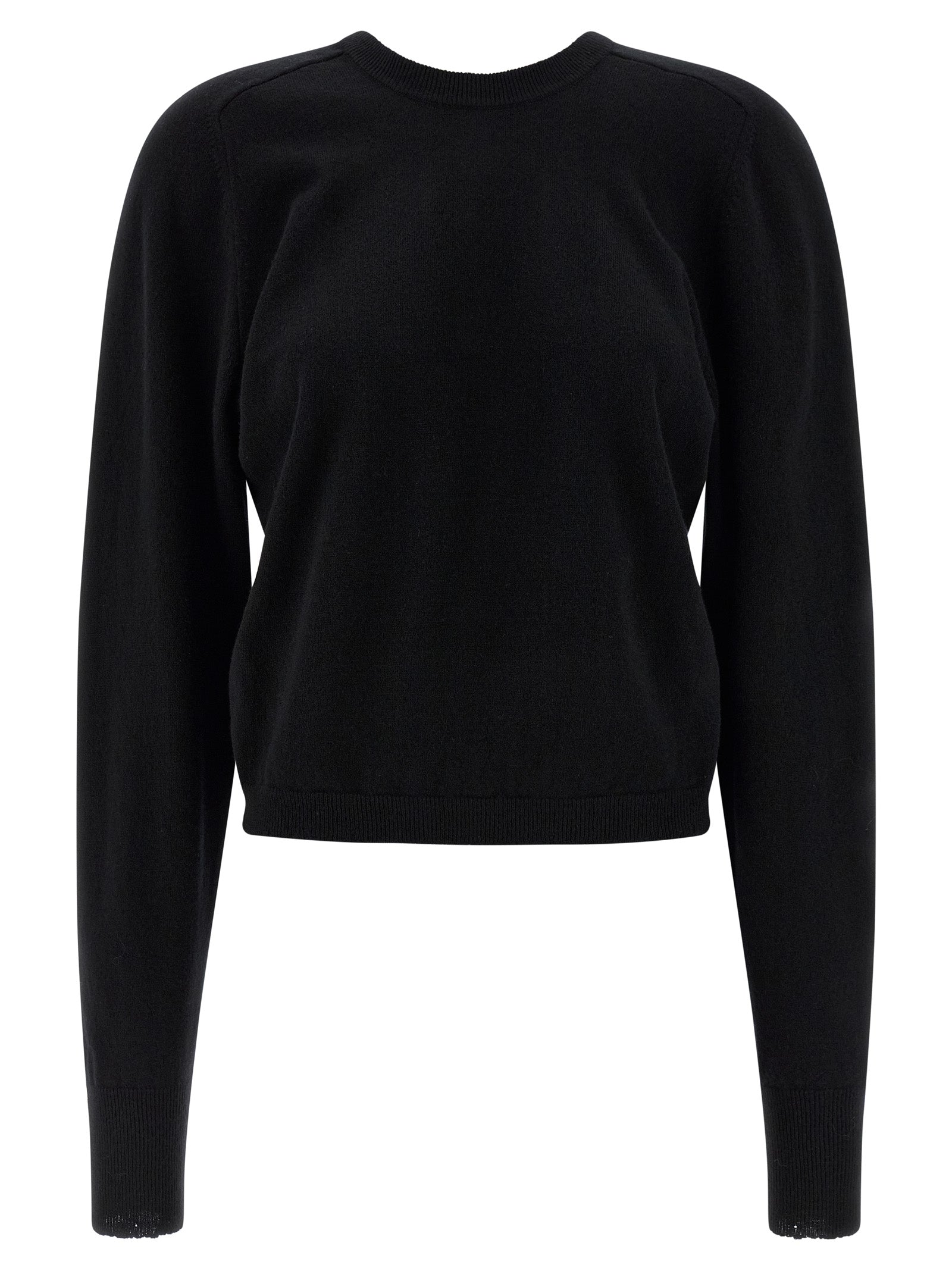 Black Virgin Wool Cardigan