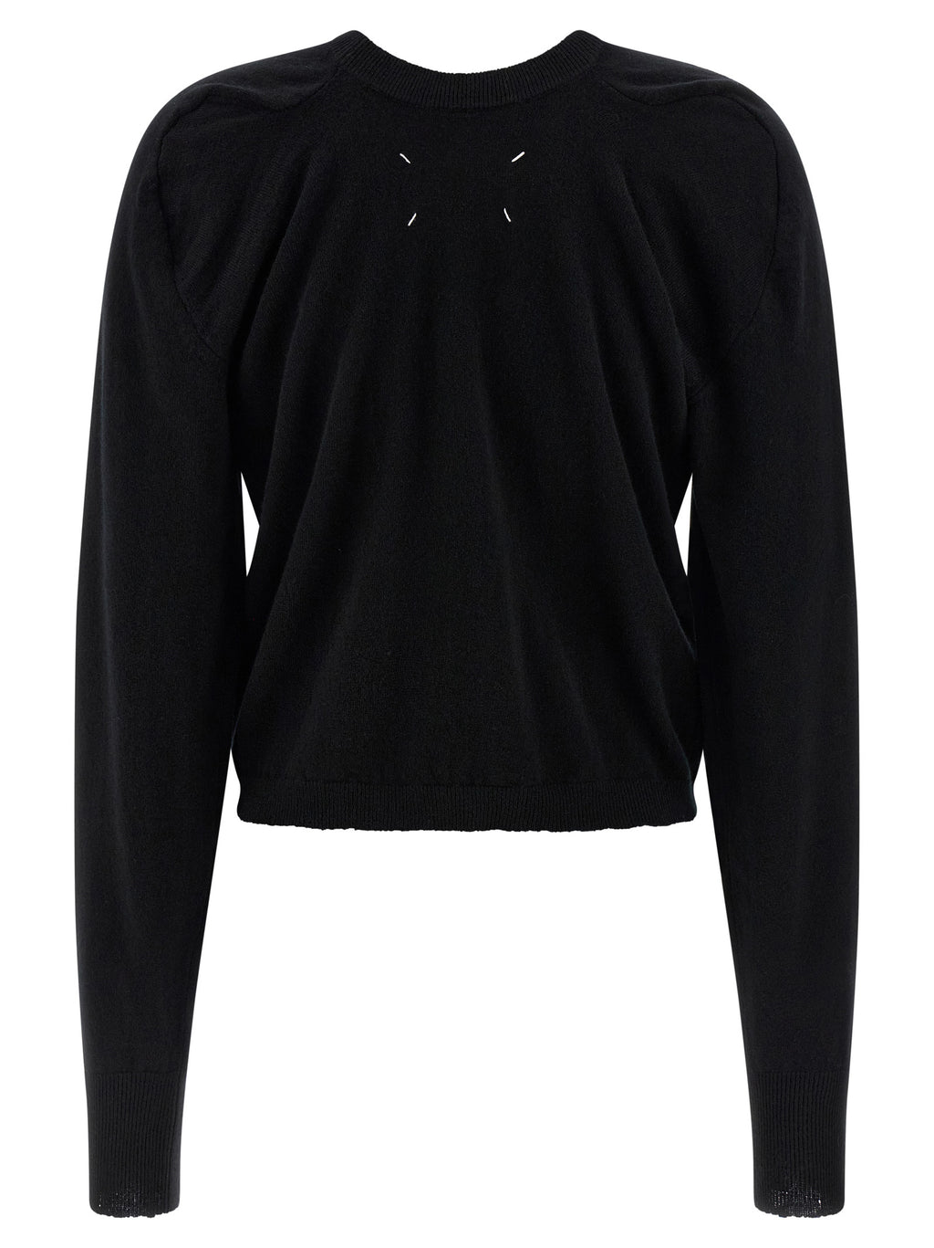 Black Virgin Wool Cardigan