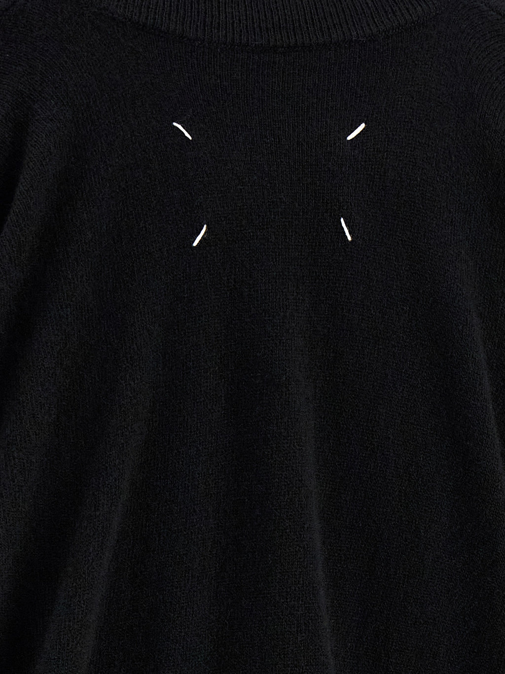 Black Virgin Wool Cardigan