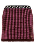 Multicolor Virgin Wool Long Skirt