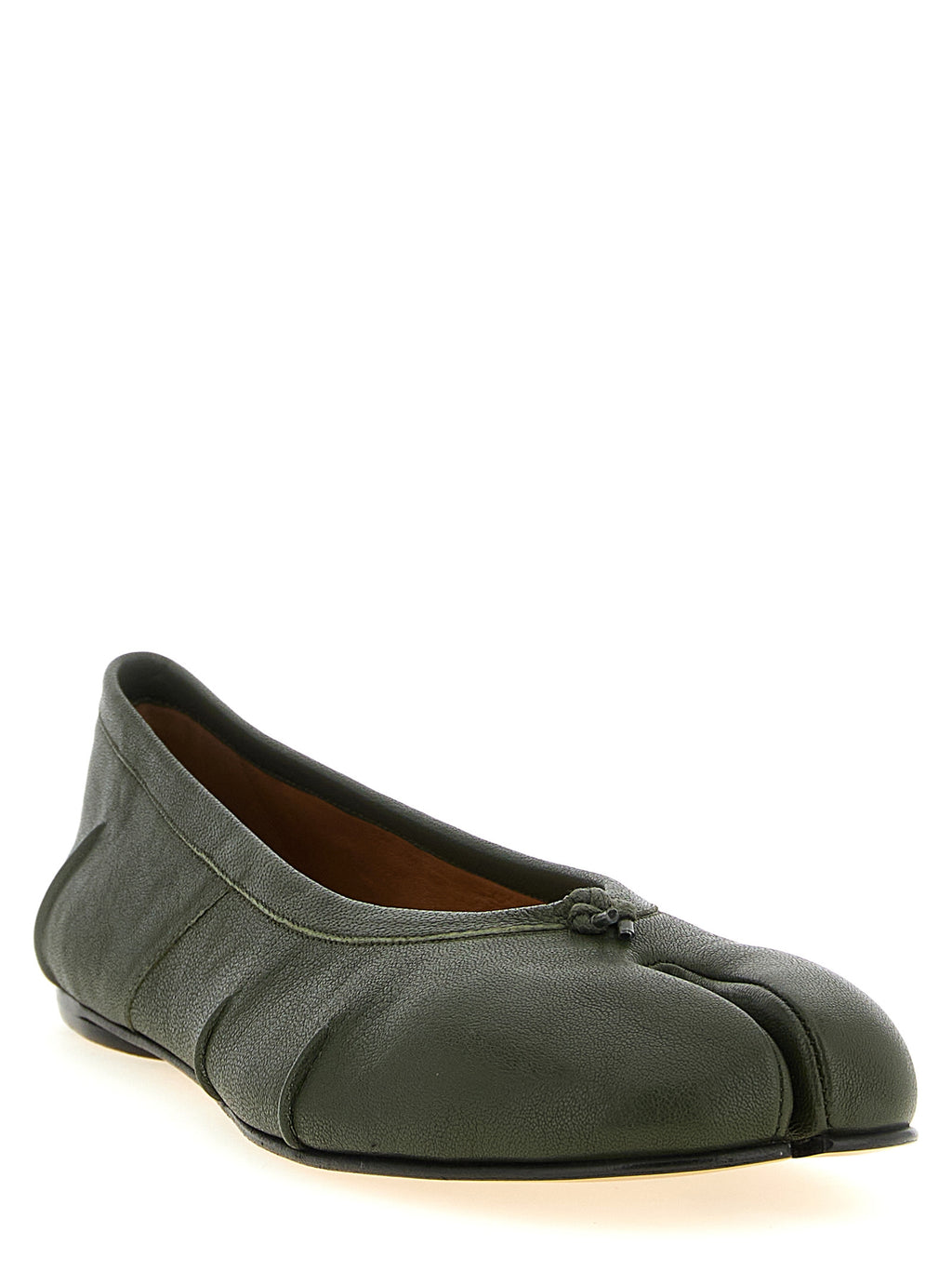 Bicolor Lambskin Ballet Flats