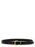 Black Calfskin Regular Belt