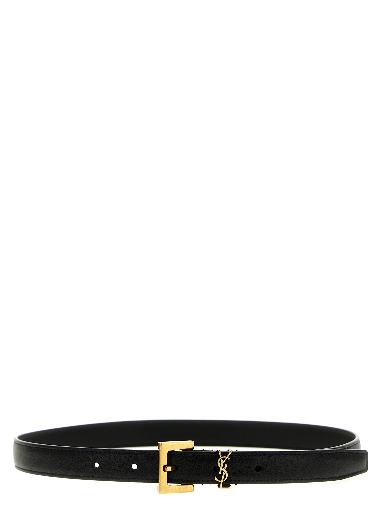 Black Calfskin Regular Belt