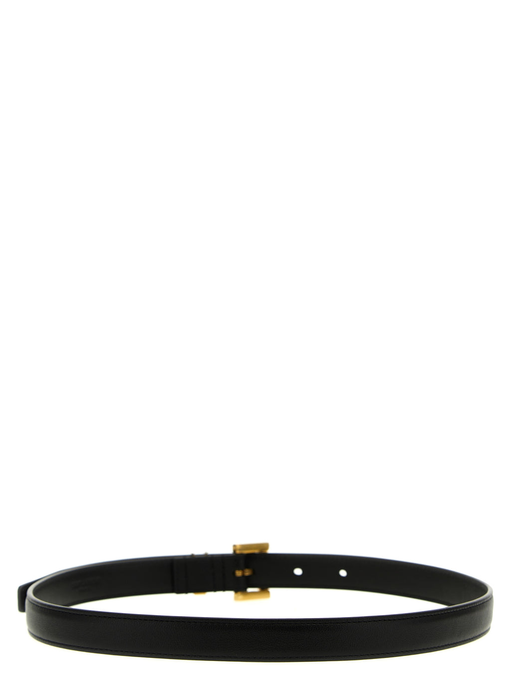 Black Calfskin Regular Belt