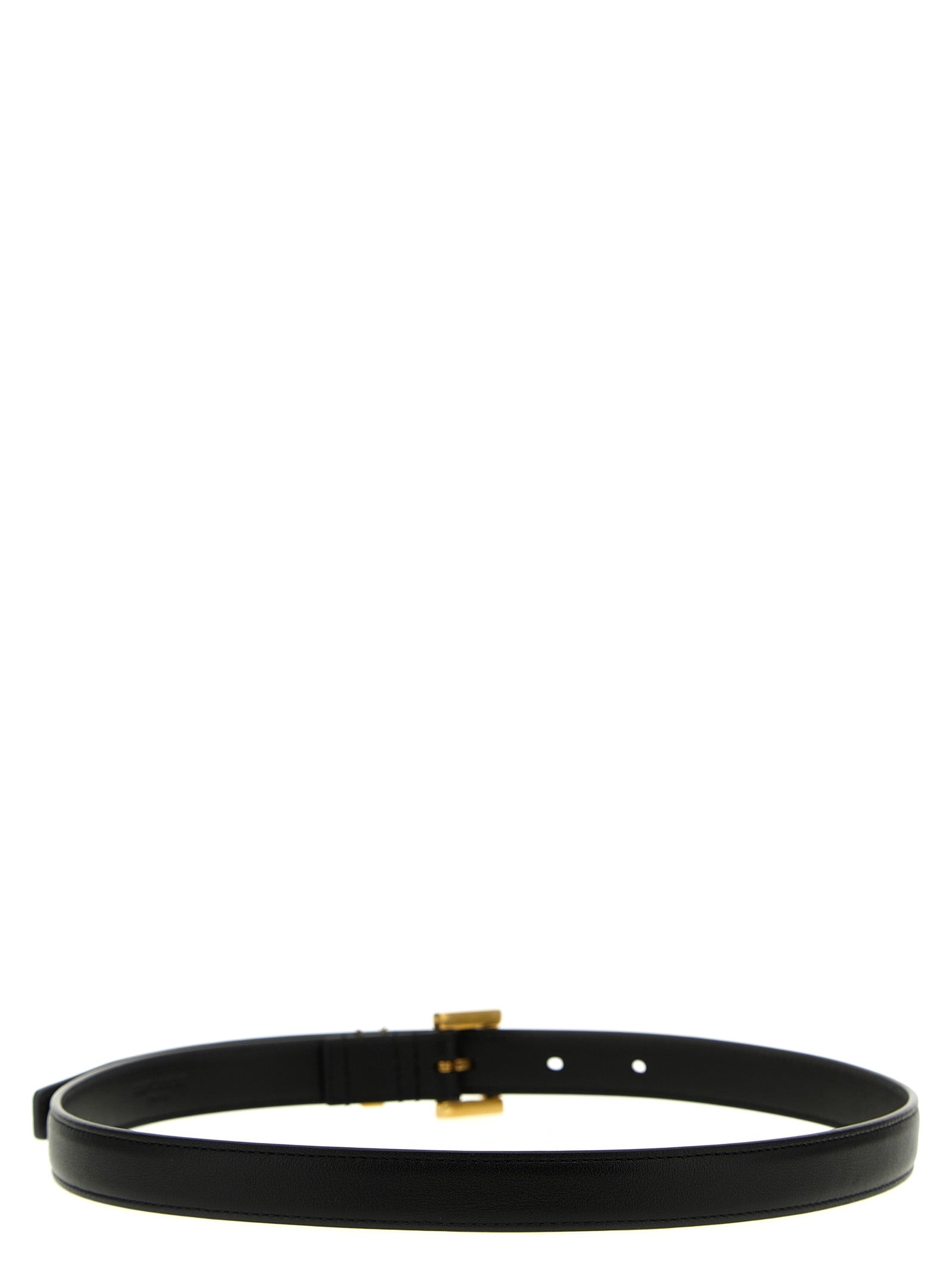 Black Calfskin Regular Belt