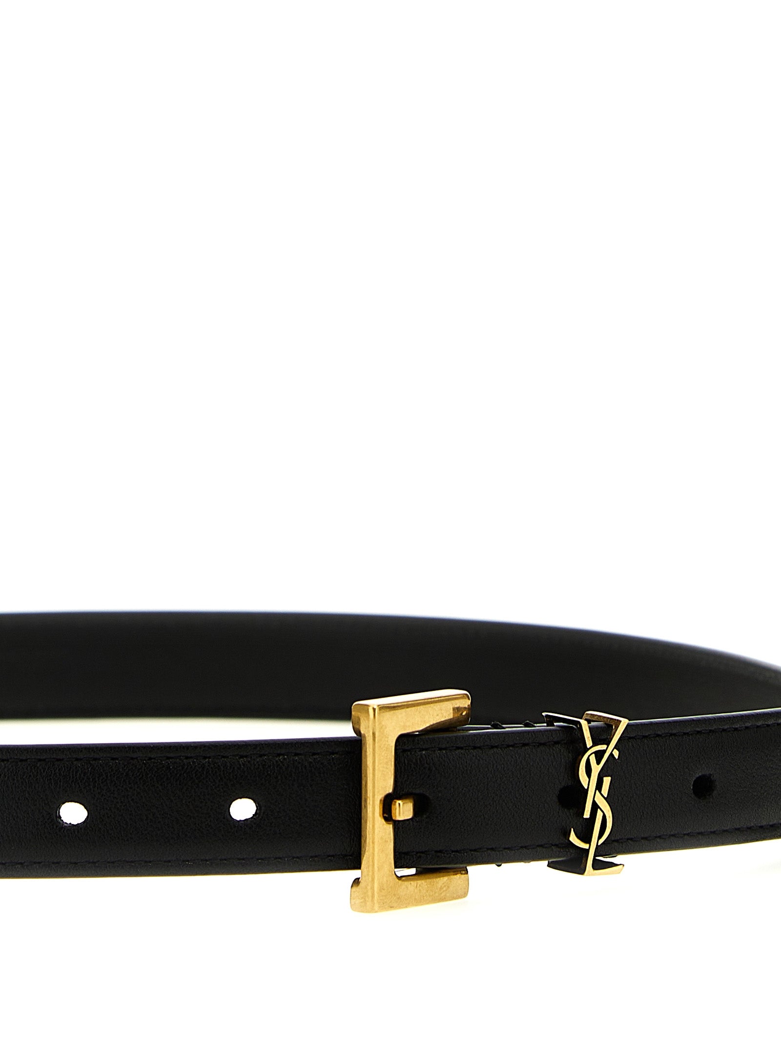 Black Calfskin Regular Belt