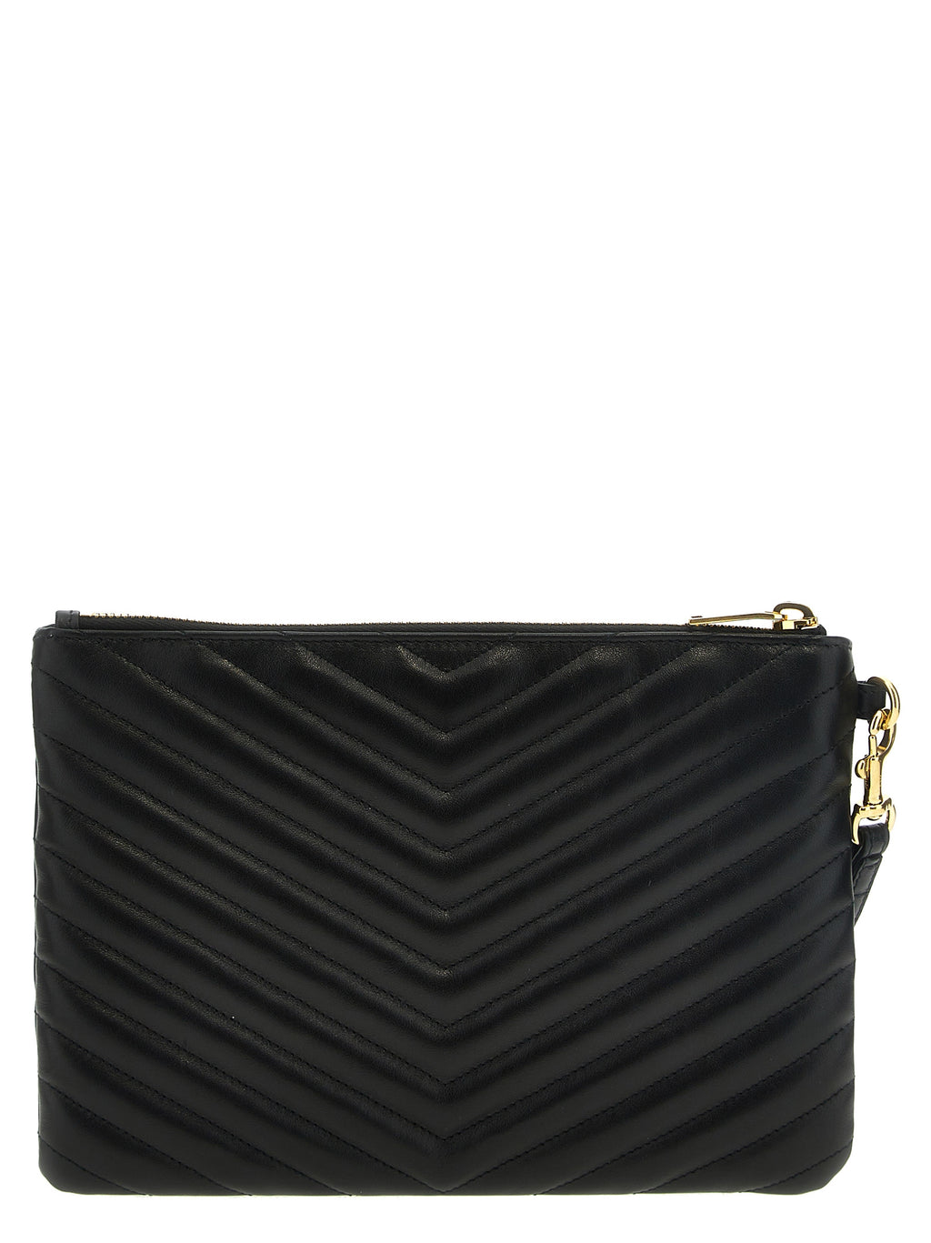 Black Calfskin Clutch Bag