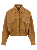 Brown Lamb Leather Leather Jacket