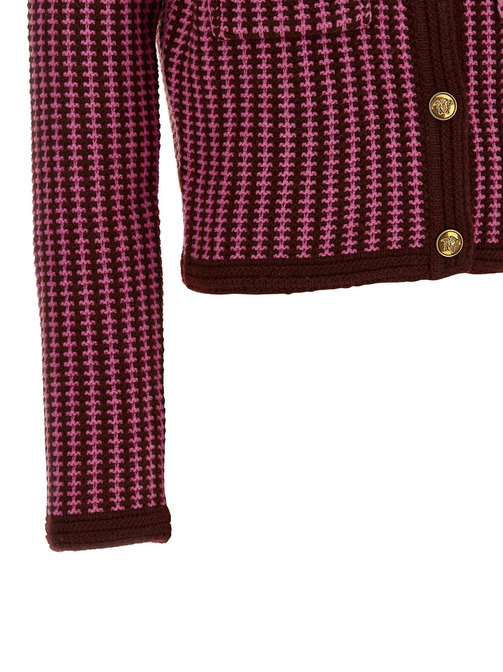 Multicolor Virgin Wool Cardigan