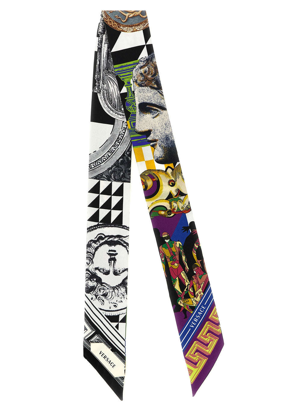 Multicolor Silk Foulard