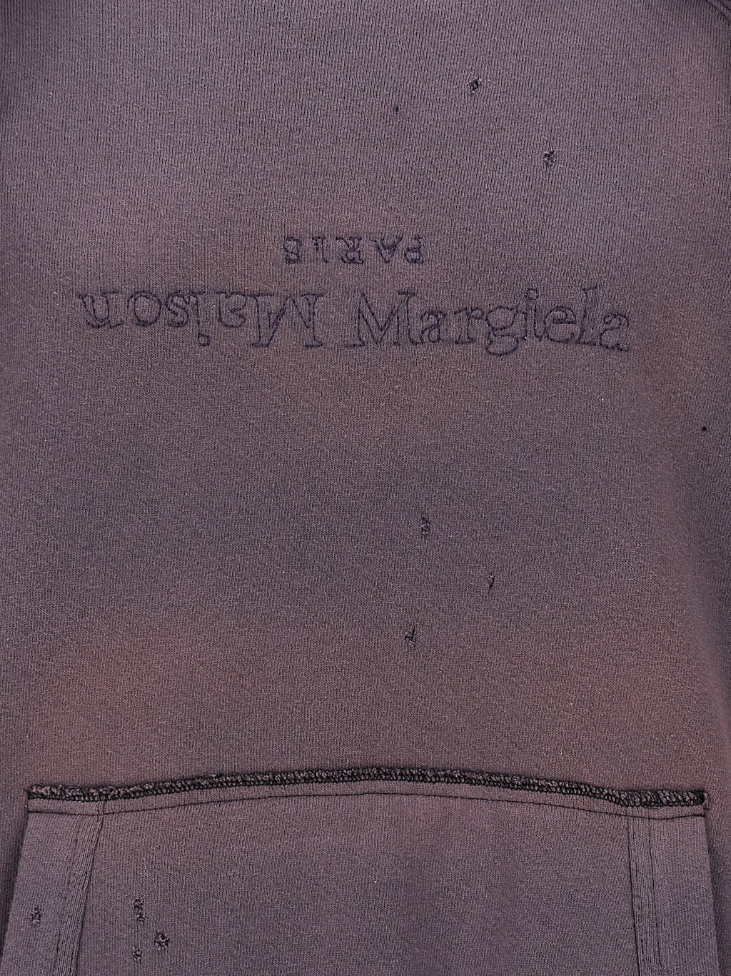 Purple Cotton Hoodie