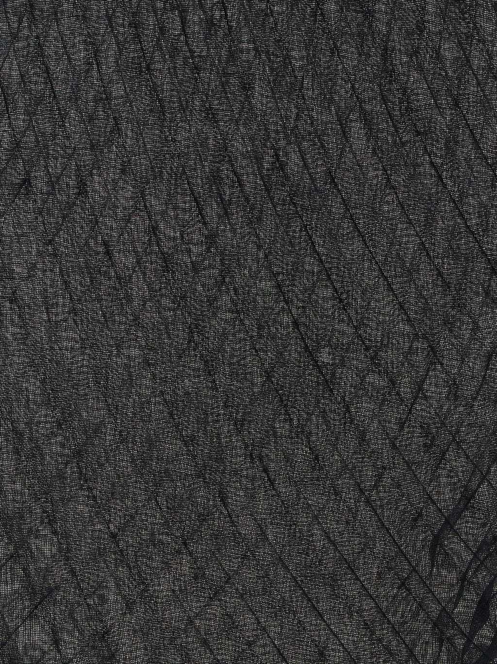 Black Polyester Scarf