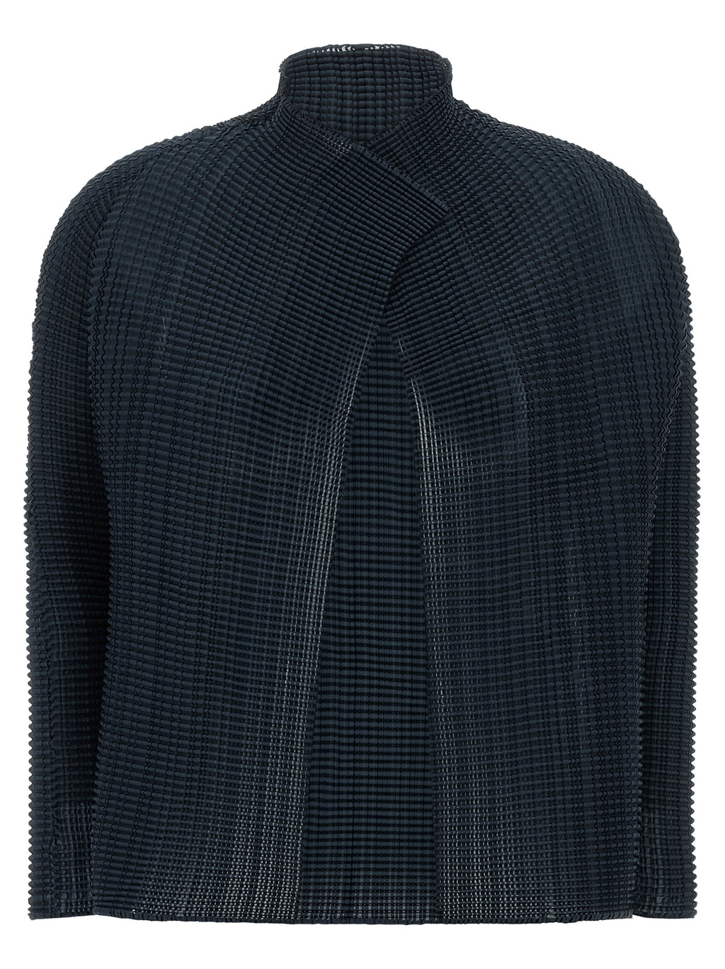 Blue Polyester Cardigan