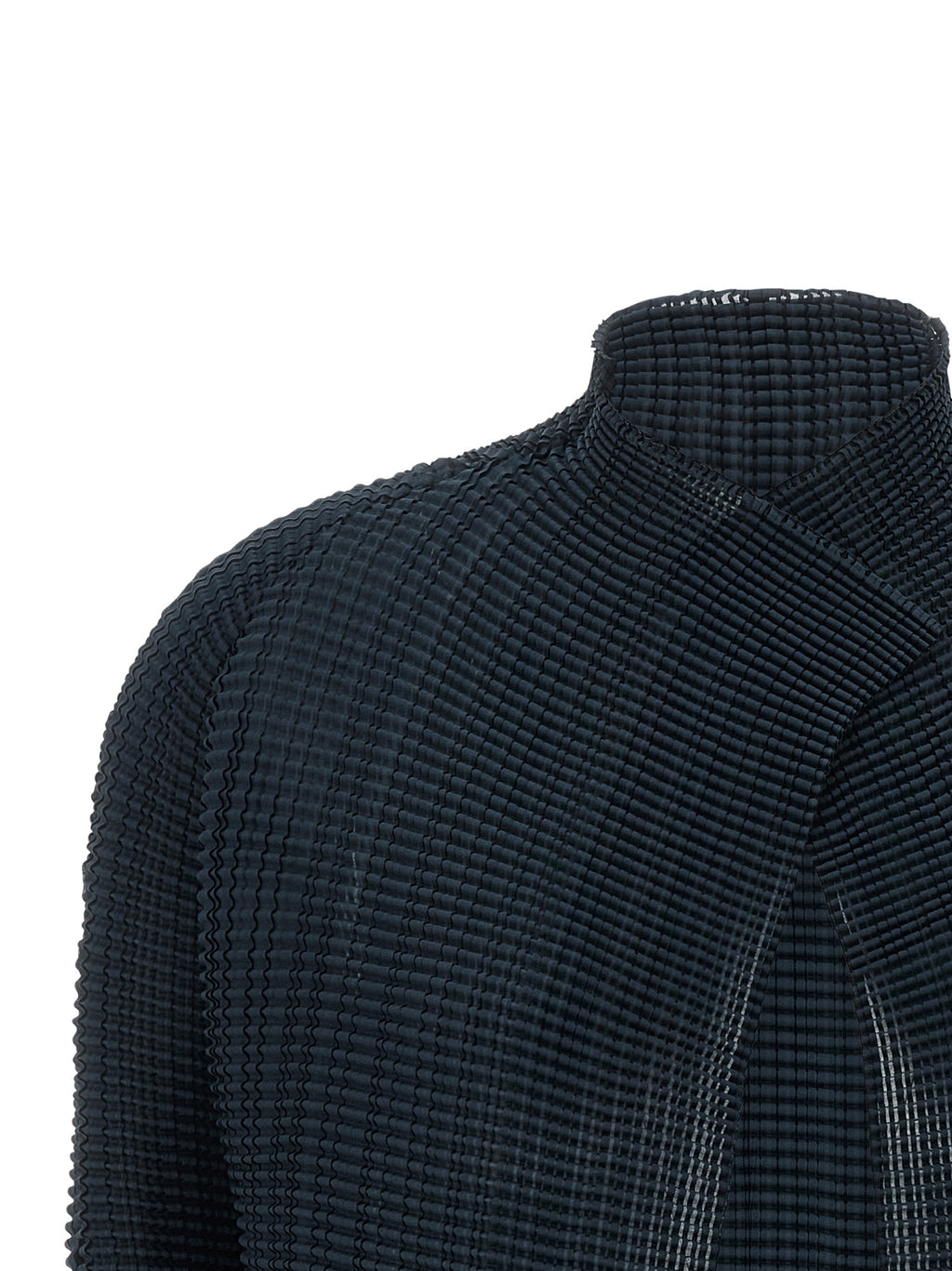 Blue Polyester Cardigan