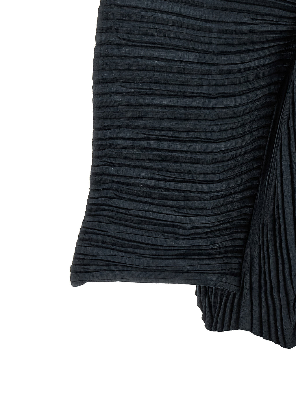 Black Polyester Cardigan
