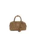 Beige Lamb Ovis Aries Handbag