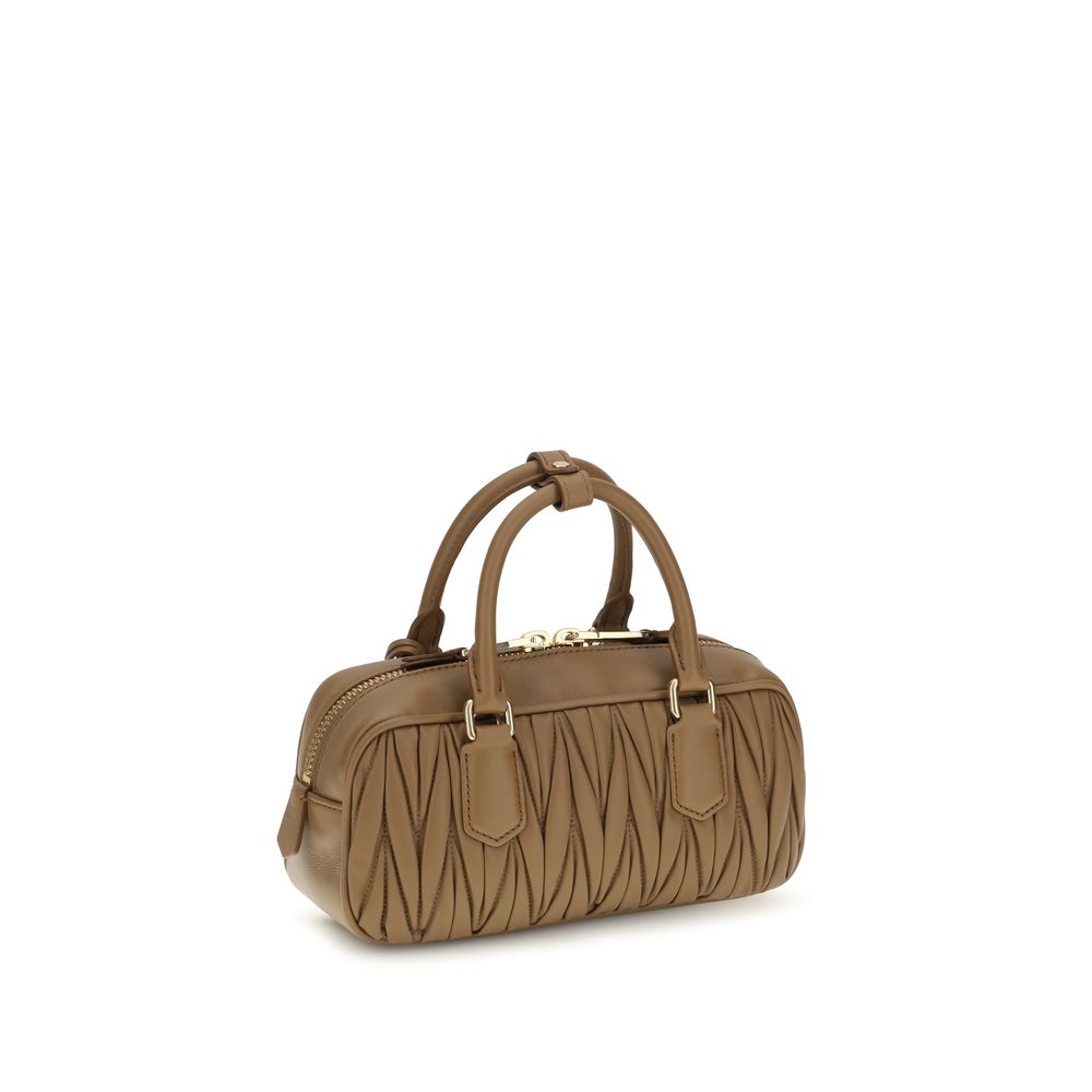 Beige Lamb Ovis Aries Handbag