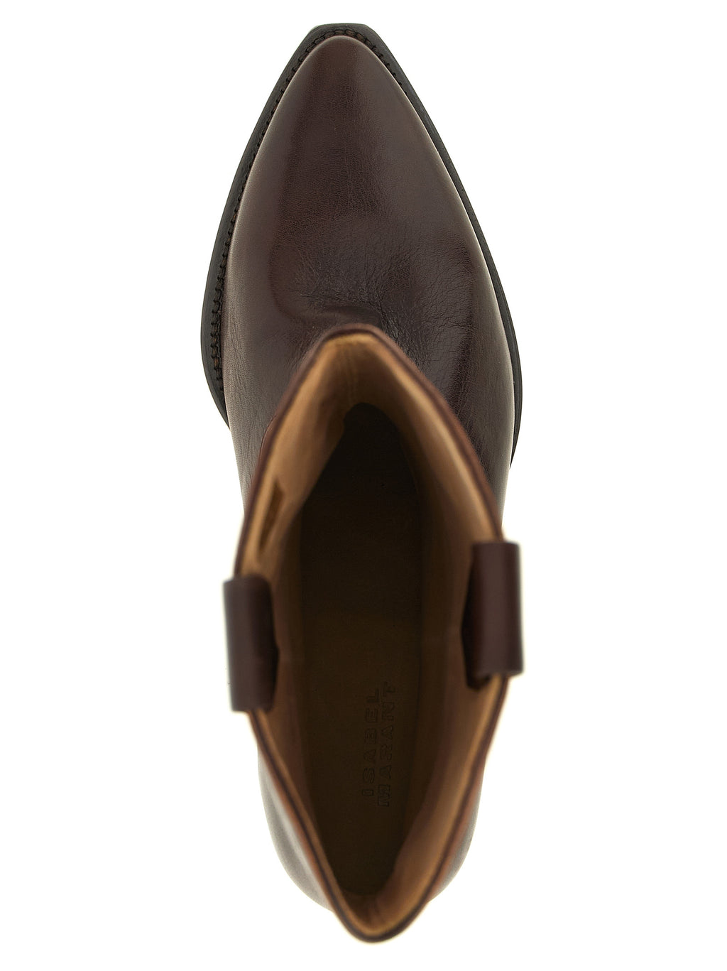 Brown Cowhide Chelsea Boots