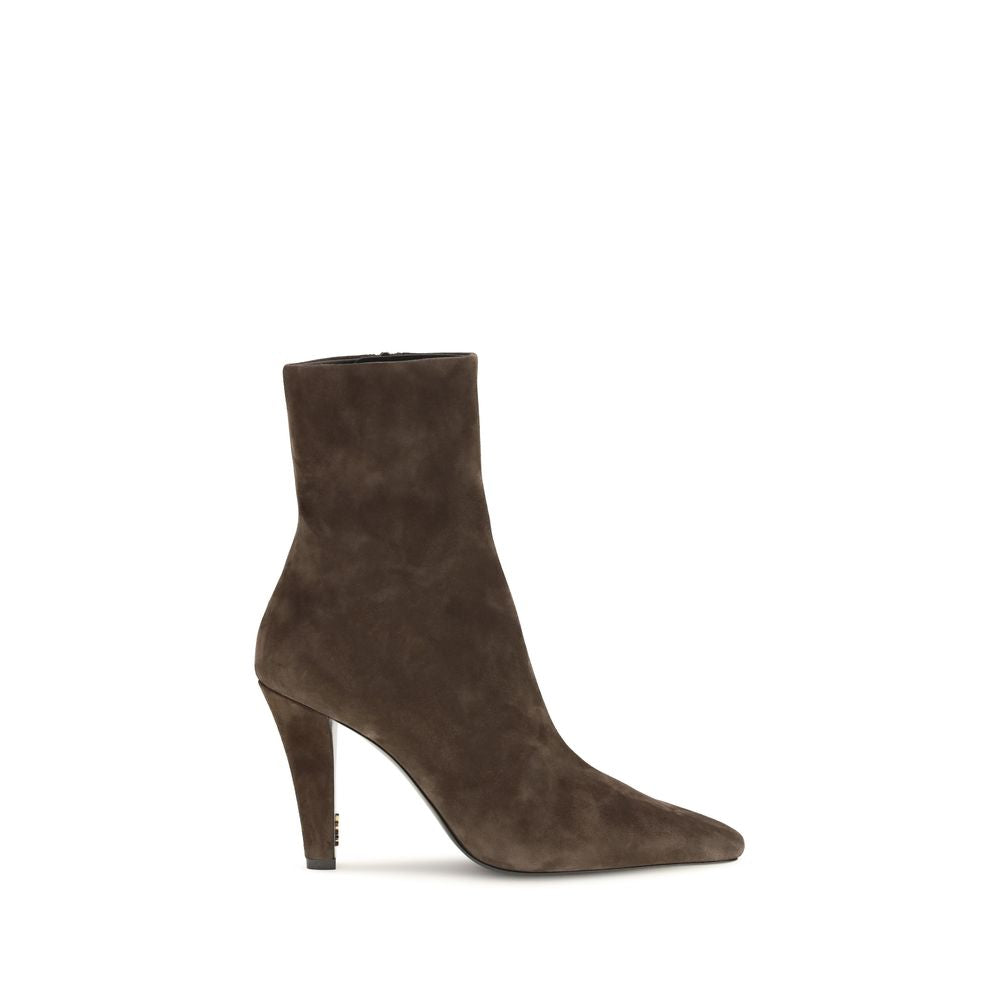 Brown Calf Leather Bos Taurus Ankle Boots