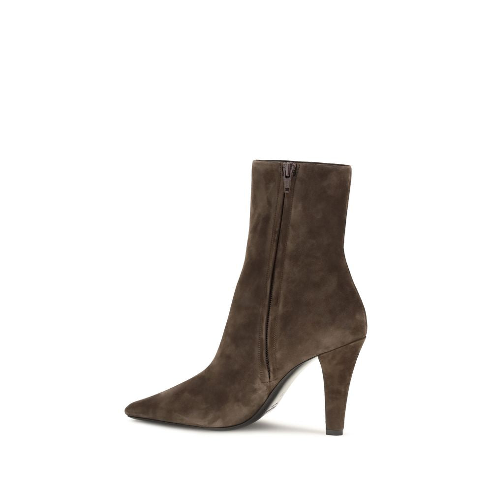 Brown Calf Leather Bos Taurus Ankle Boots