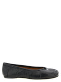 Black Lamb Leather Ballet Flats