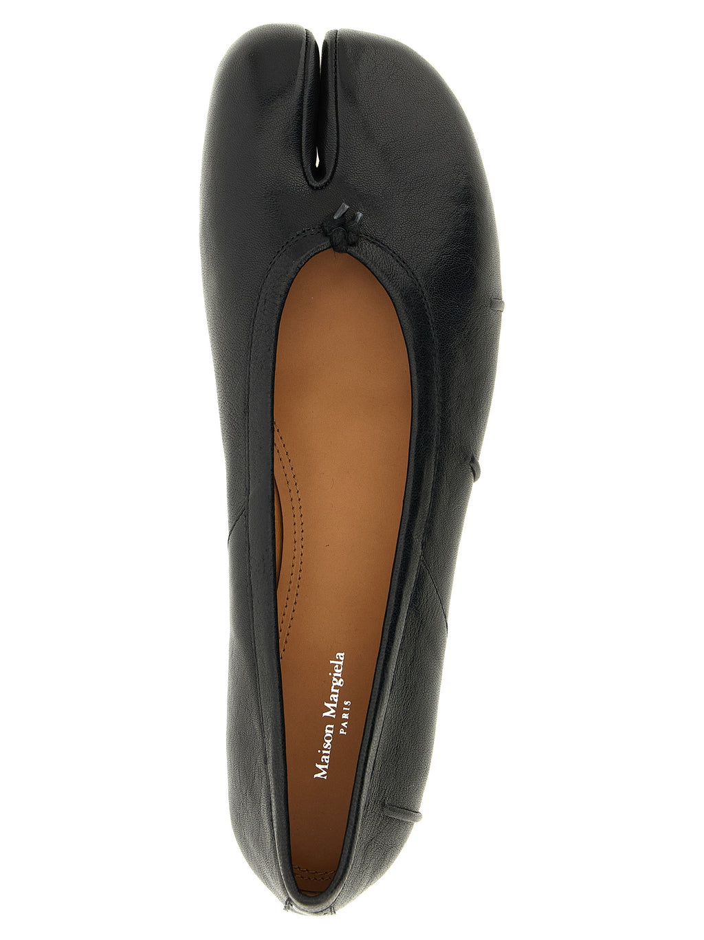 Black Lamb Leather Ballet Flats