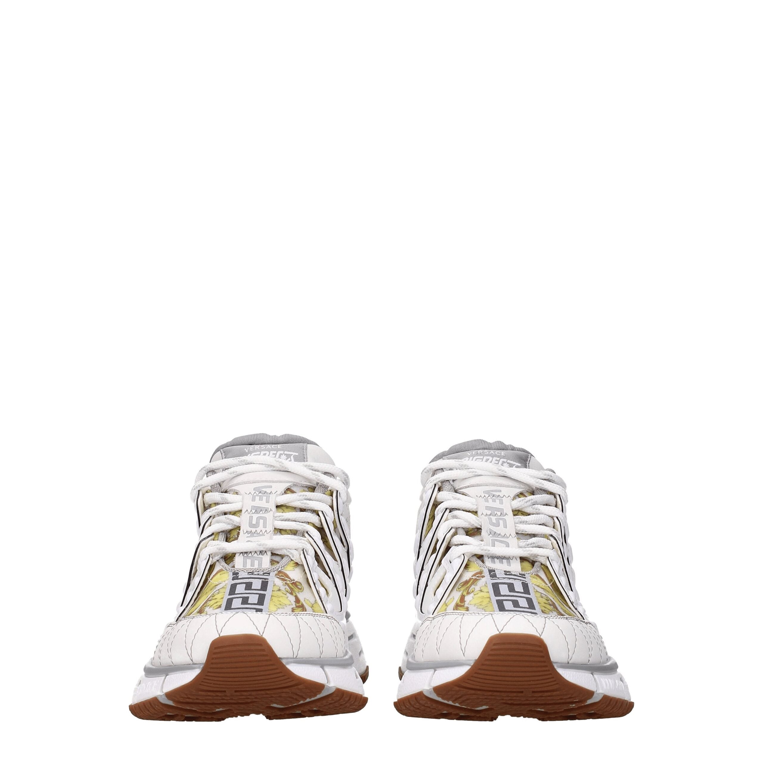 White Leather Athletic Sneakers